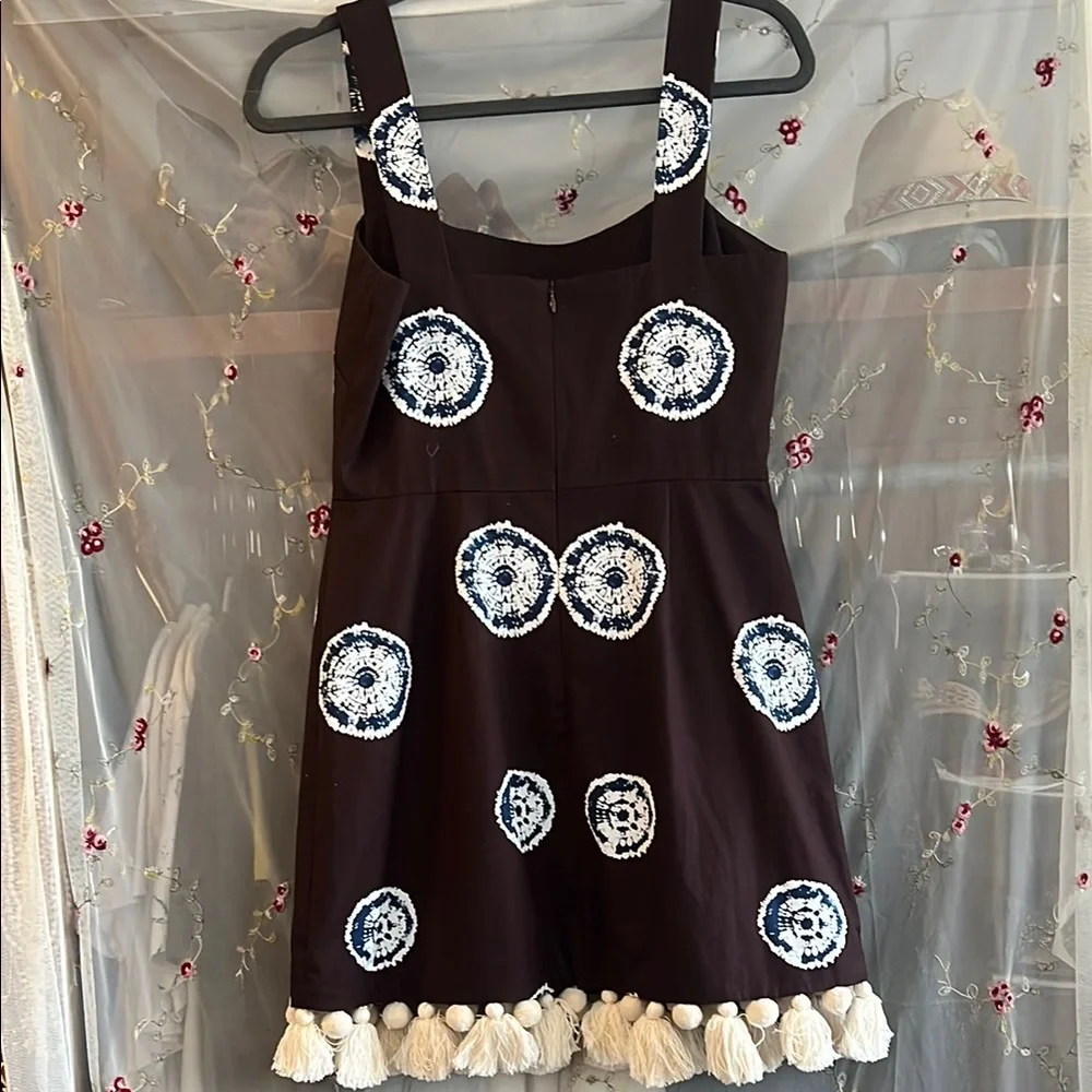 Alexis Black Brown/Maroon with Blue and White Accents - Picture 5 of 6